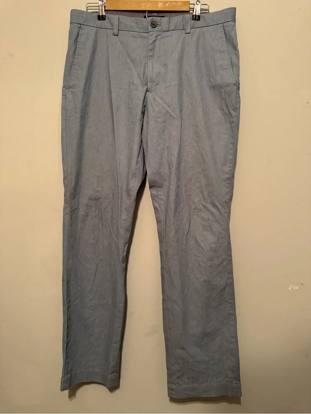 Banana Republic Light Blue striped Men's Chinos